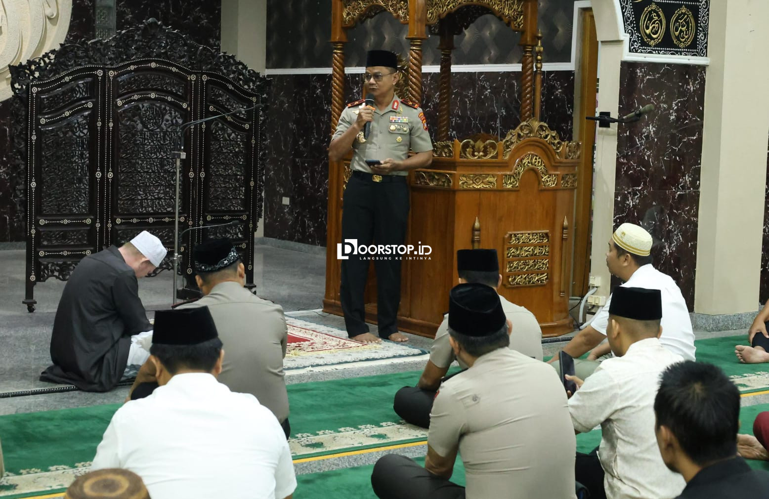 Dukung 100 Hari Program Prioritas Kapolri, Wakapolda Babel Gelar Subuh Keliling di Pangkalpinang