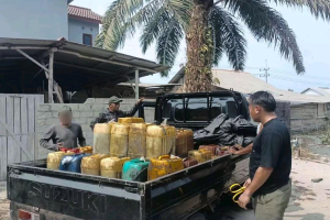 Polres Bangka Tengah Tangkap Tiga Penimbun BBM Subsidi, 837 Liter Pertalite dan Bio Solar Disita