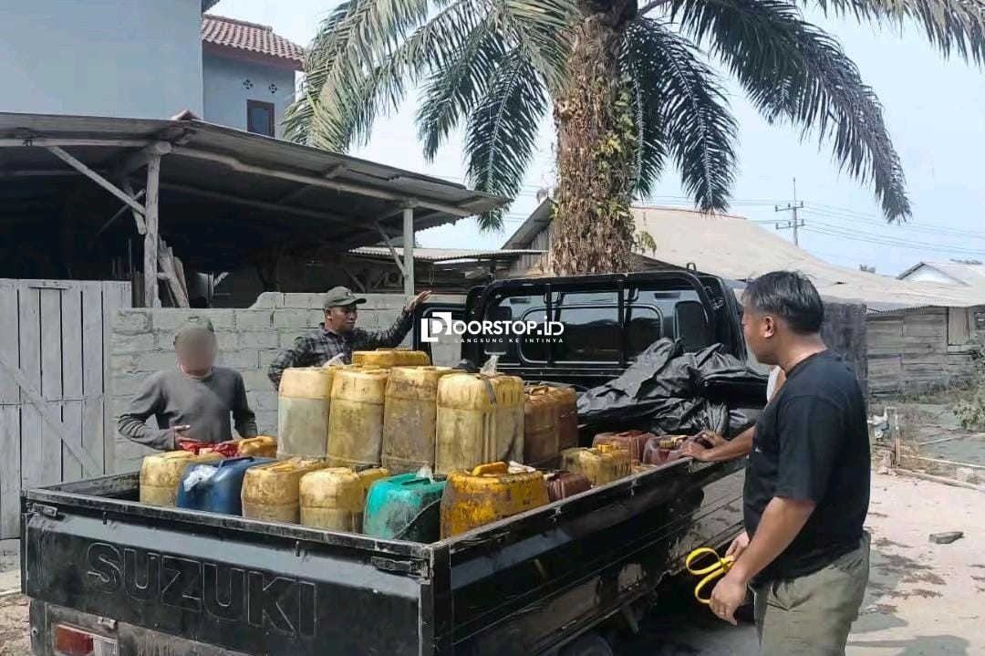 Polres Bangka Tengah Tangkap Tiga Penimbun BBM Subsidi, 837 Liter Pertalite dan Bio Solar Disita