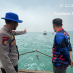 Polres Bangka Barat Tarik Paksa Tiga Ponton Tambang Ilegal di Tembelok-Keranggan