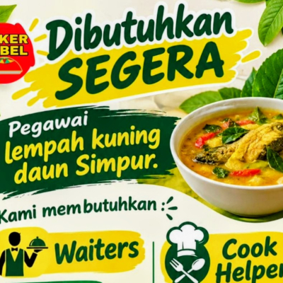 Lempah Kuning Daun Simpur Buka Lowongan Kerja untuk Dua Posisi