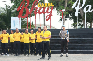 Aksi Green Policing Polda Babel, Jadikan Bhay Park sebagai Destinasi Wisata Asri dan Bermanfaat