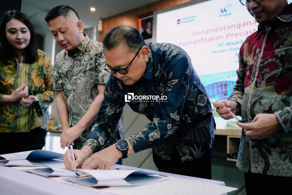 WSBP Jalin Kerja Sama Optimalkan Aset Precast Plant WSBP Cibitung